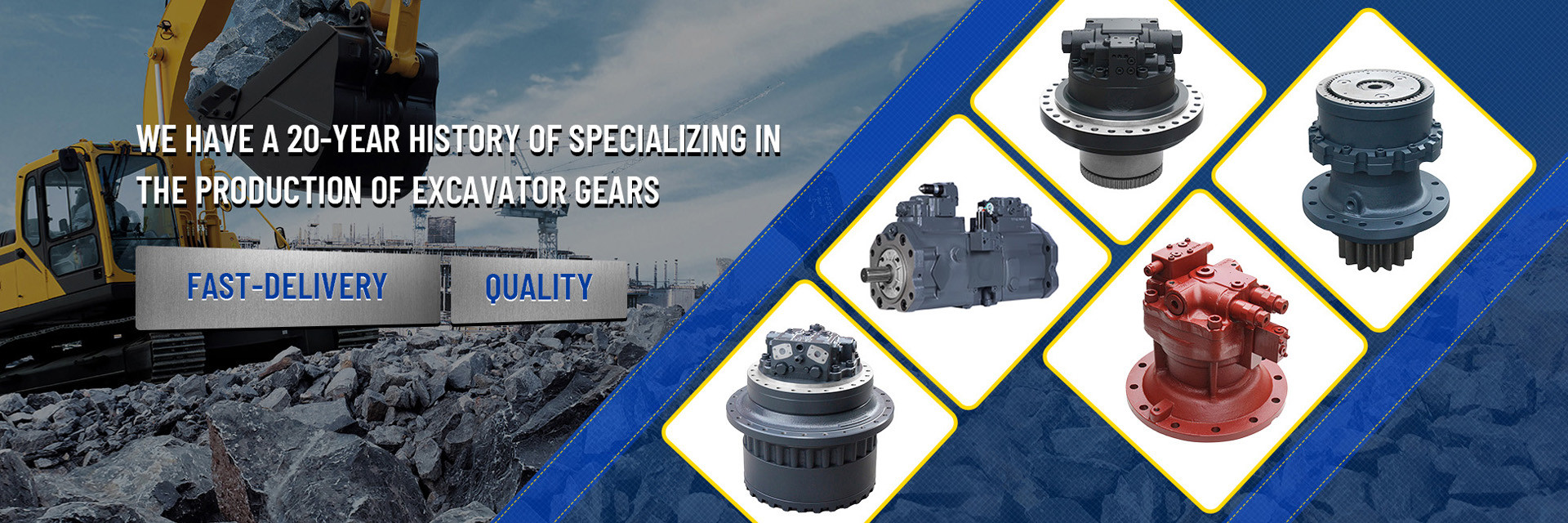 Kualitas Final Drive Excavator pabrik