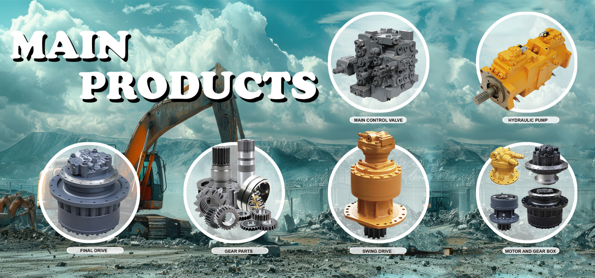 Kualitas Final Drive Excavator pabrik