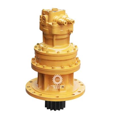 Harga yang bagus TGFQ E320D2 Excavators Swing Drive Motor Assy 488-3075 Iron Swing Gearbox dengan Motor on line
